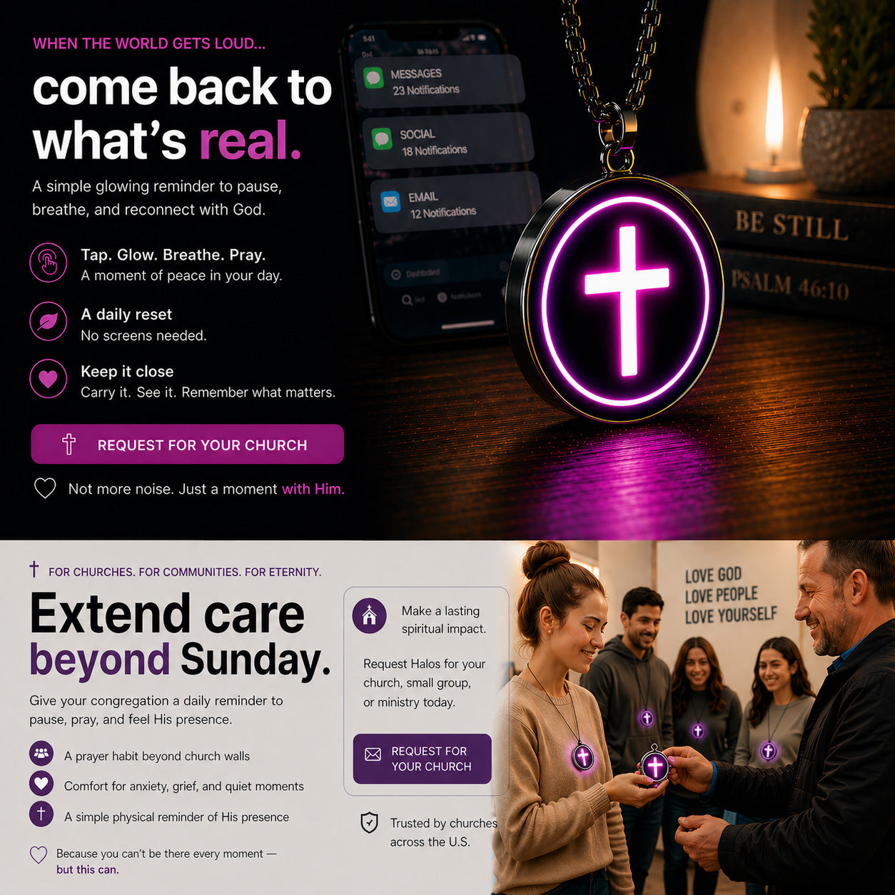 Light of Christ - Church (10-Pack)