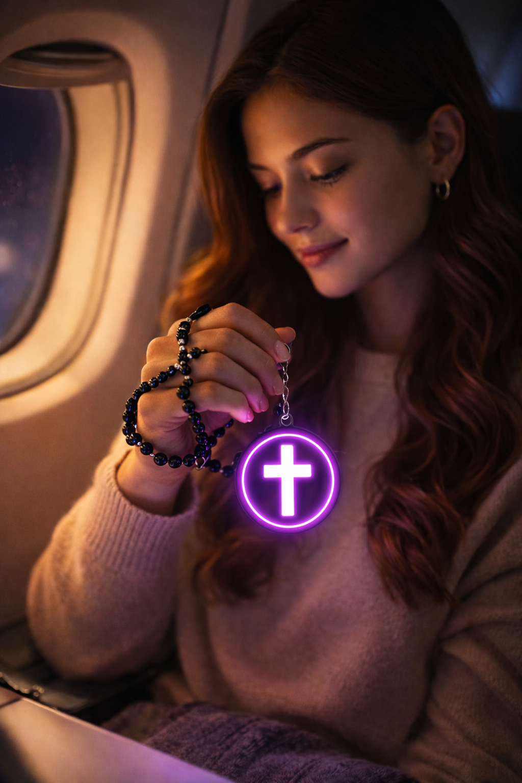 cross travel pendant