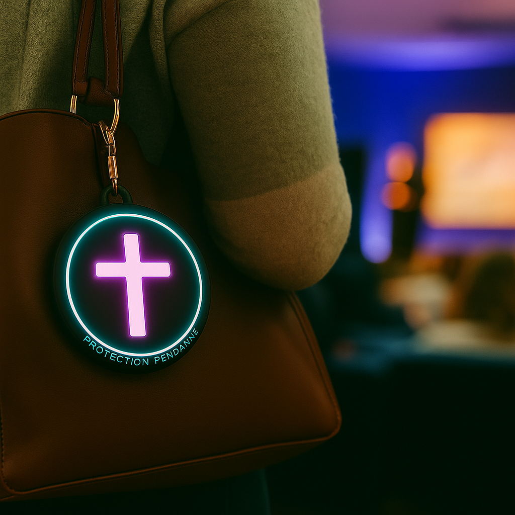 cross pendant clip to bag