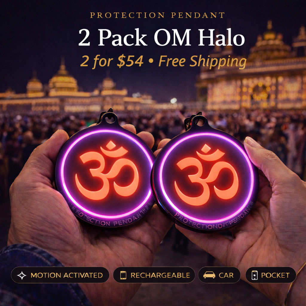 2 OM Halos — $54 (Reg. $78) • Free Shipping + Free Prayer Beads🤍