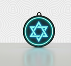 STAR OF DAVID - LED PROTECTION PENDANT