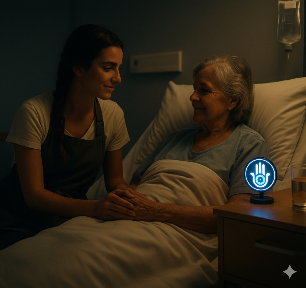 EVIL EYE / HAND OF HAMSA - LED PROTECTION PENDANT