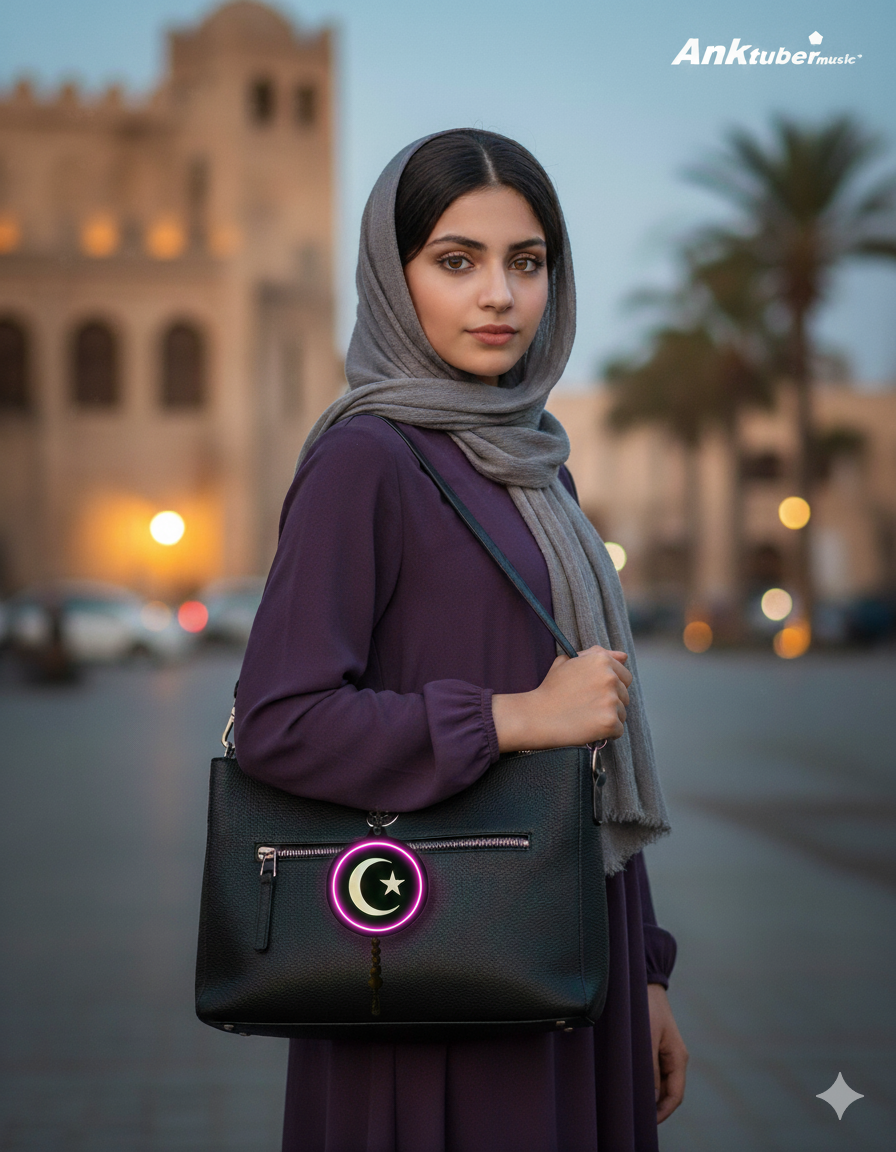 CRESCENT MOON  - LED PROTECTION PENDANT