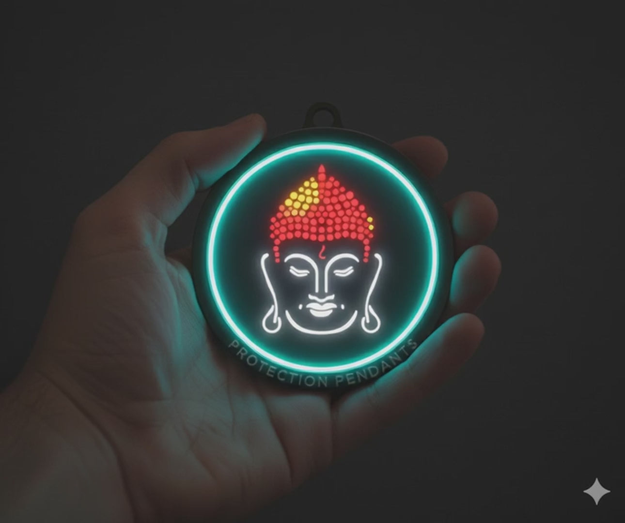 LIGHT OF BUDDHA - LED PROTECTION PENDANT